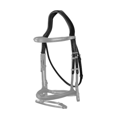 Tétière Avec Sous-gorge New English Collection by Dy'on Noir