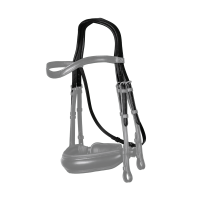 Tétière Bride Type Dressage New English Collection by Dy'on Noir Tétière Bride Type Dressage New English Collection by Dy'on Noir