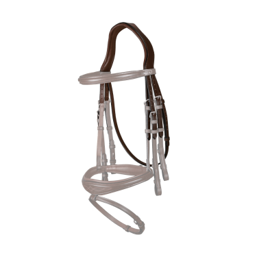 Tétière De Bride New English Collection by Dy'on Brun Marron