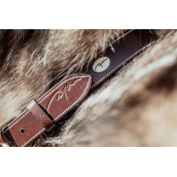 Leren Platte Hondenhalsband Dy'on Zwart Leren Platte Hondenhalsband Dy'on Zwart