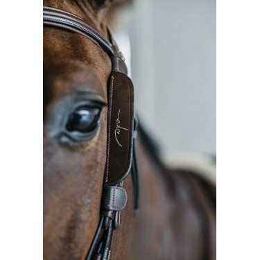 Oogkleppen Focus met decoratieve stiksel Dy'on