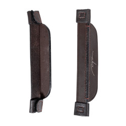 Oogkleppen Focus met decoratieve stiksel Dy'on Bruin