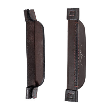 Oogkleppen Focus met decoratieve stiksel Dy'on Bruin