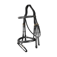 Gecombineerde Neusriem D Collection by Dy'on Zwart Gecombineerde Neusriem D Collection by Dy'on Zwart