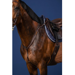 Collier De Chasse à Pont US Collection by Dy'on Brun Marron Collier De Chasse à Pont US Collection by Dy'on Brun Marron