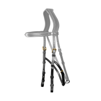 Bevestigingsriemen Voor Hackamore D Collection by Dy'on Zwart Bevestigingsriemen Voor Hackamore D Collection by Dy'on Zwart