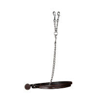 Lange Leren Longeerlijn Met Ketting Working By Dy'on Bruin Lange Leren Longeerlijn Met Ketting Working By Dy'on Bruin