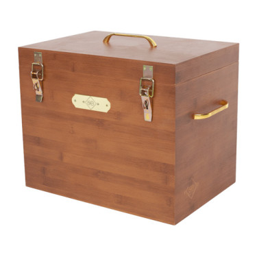 Boîte de pansage Grooming Deluxe by Kentucky Brun Marron