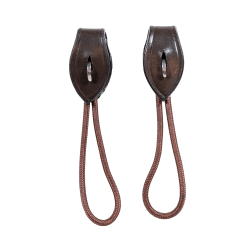 Pelham court Strap Dy'on Brun Marron