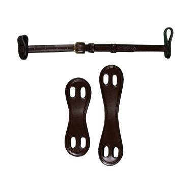 Sous Barbe 1/2 Avec 2 Attaches Amovibles D Collection by Dy'on Brun Marron Sous Barbe 1/2 Avec 2 Attaches Amovibles D Collection by Dy'on Brun Marron