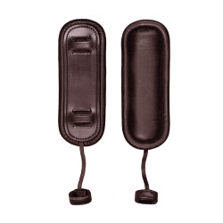 Protection Matelassée Pour Muserolle Pull-Back New English Collection by Dy'on Brun Marron