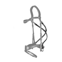 D Motion Cross Pull Strap Nieuwe Engelse Collectie van Dy'on Zwart
