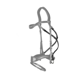 D Motion Cross Pull Strap Nieuwe Engelse Collectie van Dy'on Zwart