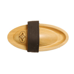 Brosse douce à poils durs Grooming Deluxe by Kentucky Brun Marron