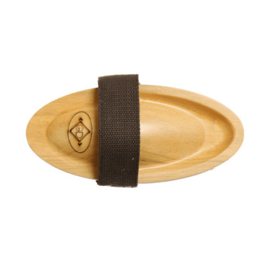 Brosse douce à poils durs Grooming Deluxe by Kentucky Brun Marron