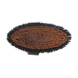 Brosse douce à poils durs Grooming Deluxe by Kentucky Brun Marron
