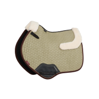 LeMieux Merino+ Suede Close Contact Vierkant Zadeldek Varen