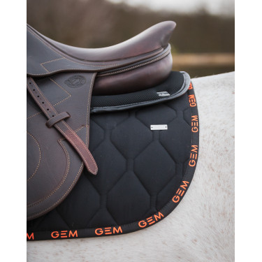 Tapijt GEM Love Zwart / koraal