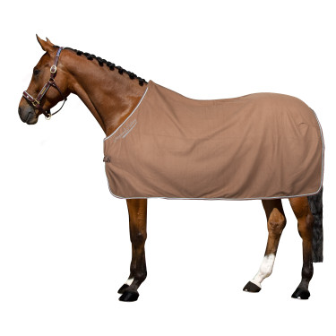 Imperial Riding Classic fleece deken Cappuccino Bruin