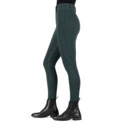 Legging d'équitation Easy Rider Don FullGrip Feuille noire