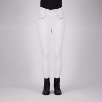 Legging d'équitation Easy Rider Maxima FullGrip Blanc
