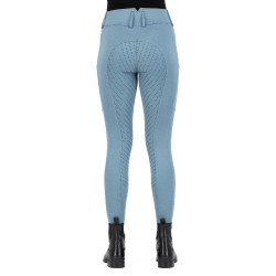 Legging d'équitation Easy Rider Rihanna FullGrip Plomb Bleu