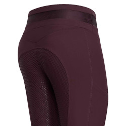 Legging d'équitation Euro-Star Impress FullGrip Rose noire Bordeaux Legging d'équitation Euro-Star Impress FullGrip Rose noire Bordeaux