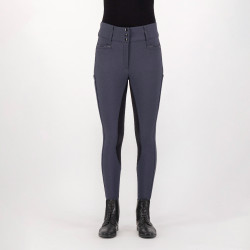 Pantalon d'équitation Euro-Star Arielle Highwaist Grip Connect Full Aimant Gris
