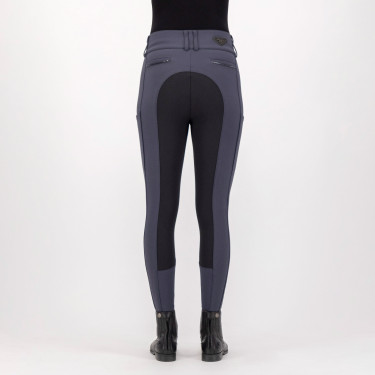 Pantalon d'équitation Euro-Star Arielle Highwaist Grip Connect Full Aimant Gris