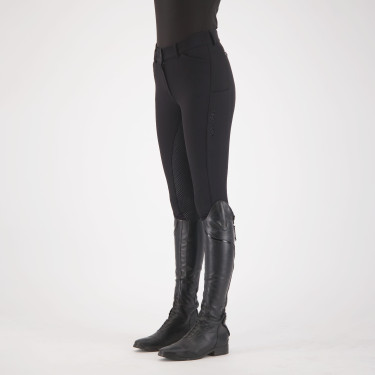 Pantalon d'équitation Euro-Star Arista Fashion dia. FullGrip Noir