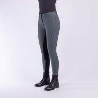 Pantalon d'équitation Euro-Star Arista Fashion Diamond Full Castor sombre Gris