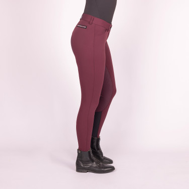 Pantalon d'équitation Euro-Star Arista Fashion Diamond FullGrip Baie noire Bordeaux Pantalon d'équitation Euro-Star Arista Fashion Diamond FullGrip Baie noire Bordeaux