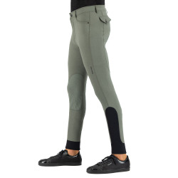 Pantalon d'équitation Euro-Star Camillo KneeGrip Gris roulette