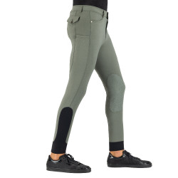 Pantalon d'équitation Euro-Star Camillo KneeGrip Gris roulette