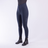 Pantalon d'équitation Euro-Star Queen thermaline FullGrip Nuit Bleu marine