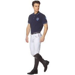Pantalon Flags & Cup Saint Malo homme Blanc / gris