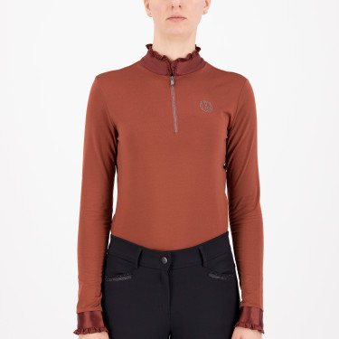 Top Imperial Riding Anna lange mouwen Donkerroze