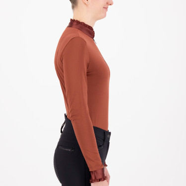 Top Imperial Riding Anna manches longues Rose foncé