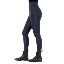 Legging d'équitation Easy Rider Aya FullGrip Marine Bleu marine