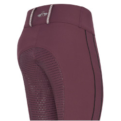 Legging d'équitation HV Polo Isabell FullGrip Baie noire Bordeaux Legging d'équitation HV Polo Isabell FullGrip Baie noire Bordeaux