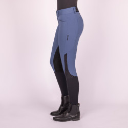 Pantalon d'équitation Euro-star Airflow Full Marine Bleu marine