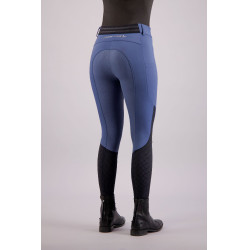 Pantalon d'équitation Euro-star Airflow Full Bleu numérique foncé