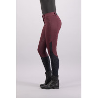 Pantalon d'équitation Euro-star Airflow FullGrip Baie noire Bordeaux Pantalon d'équitation Euro-star Airflow FullGrip Baie noire Bordeaux