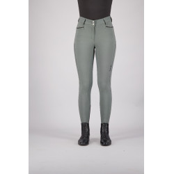 Pantalon d'équitation Euro-star Arielle Cool FullGrip Gris roulette