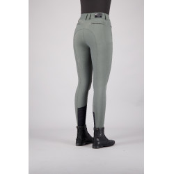 Pantalon d'équitation Euro-star Arielle Cool FullGrip Gris roulette