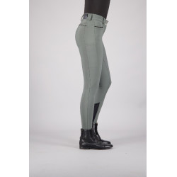 Pantalon d'équitation Euro-star Arielle Cool FullGrip Gris roulette