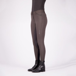 Pantalon d'équitation Euro-star Arista diamond FullGrip Moka Marron Pantalon d'équitation Euro-star Arista diamond FullGrip Moka Marron