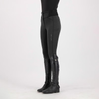 Pantalon d'équitation Euro-star Athletic lean Fullgrip Noir
