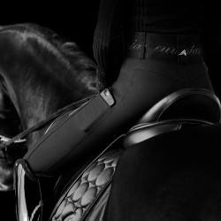 Euro-star Athletic lean Fullgrip rijbroek Zwart