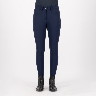 Rijbroek Euro-star Empress KneeGrip Marine Marineblauw